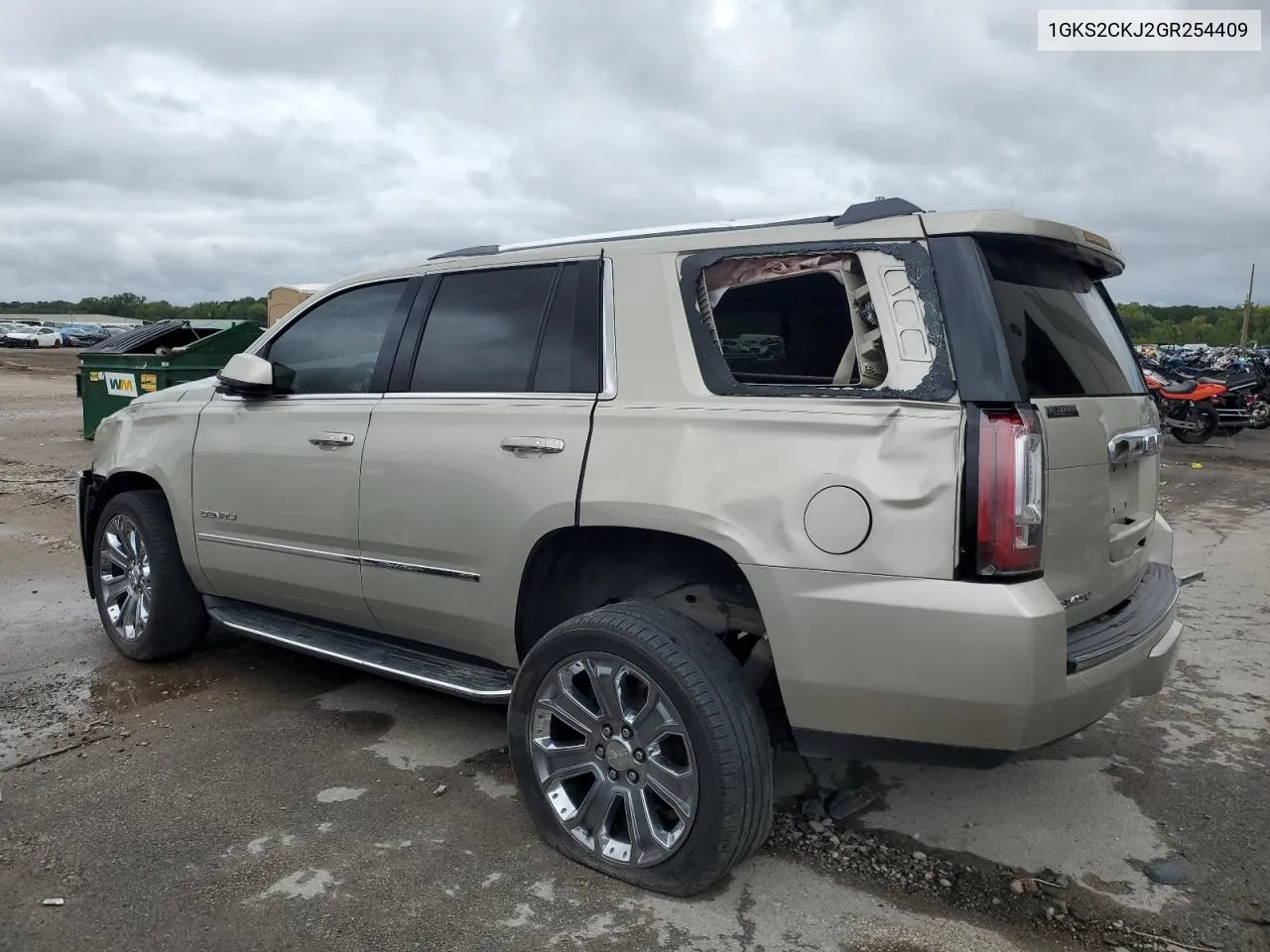 2016 GMC Yukon Denali VIN: 1GKS2CKJ2GR254409 Lot: 69656504