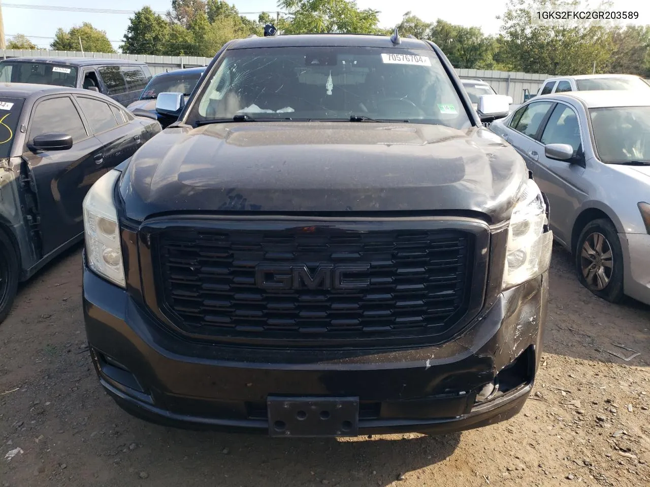 1GKS2FKC2GR203589 2016 GMC Yukon Xl K1500 Sle