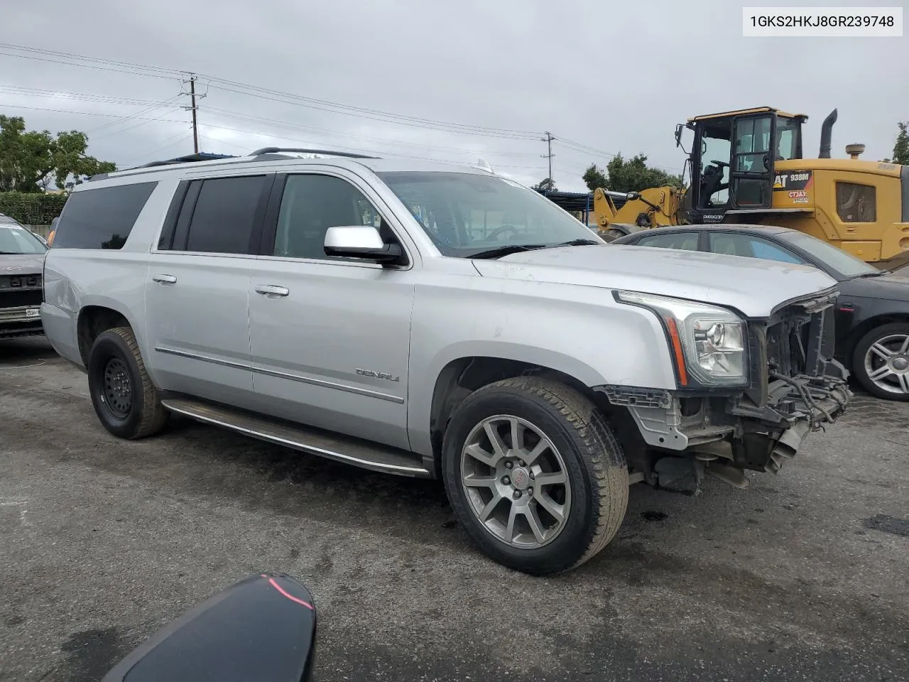 2016 GMC Yukon Xl Denali VIN: 1GKS2HKJ8GR239748 Lot: 71852054