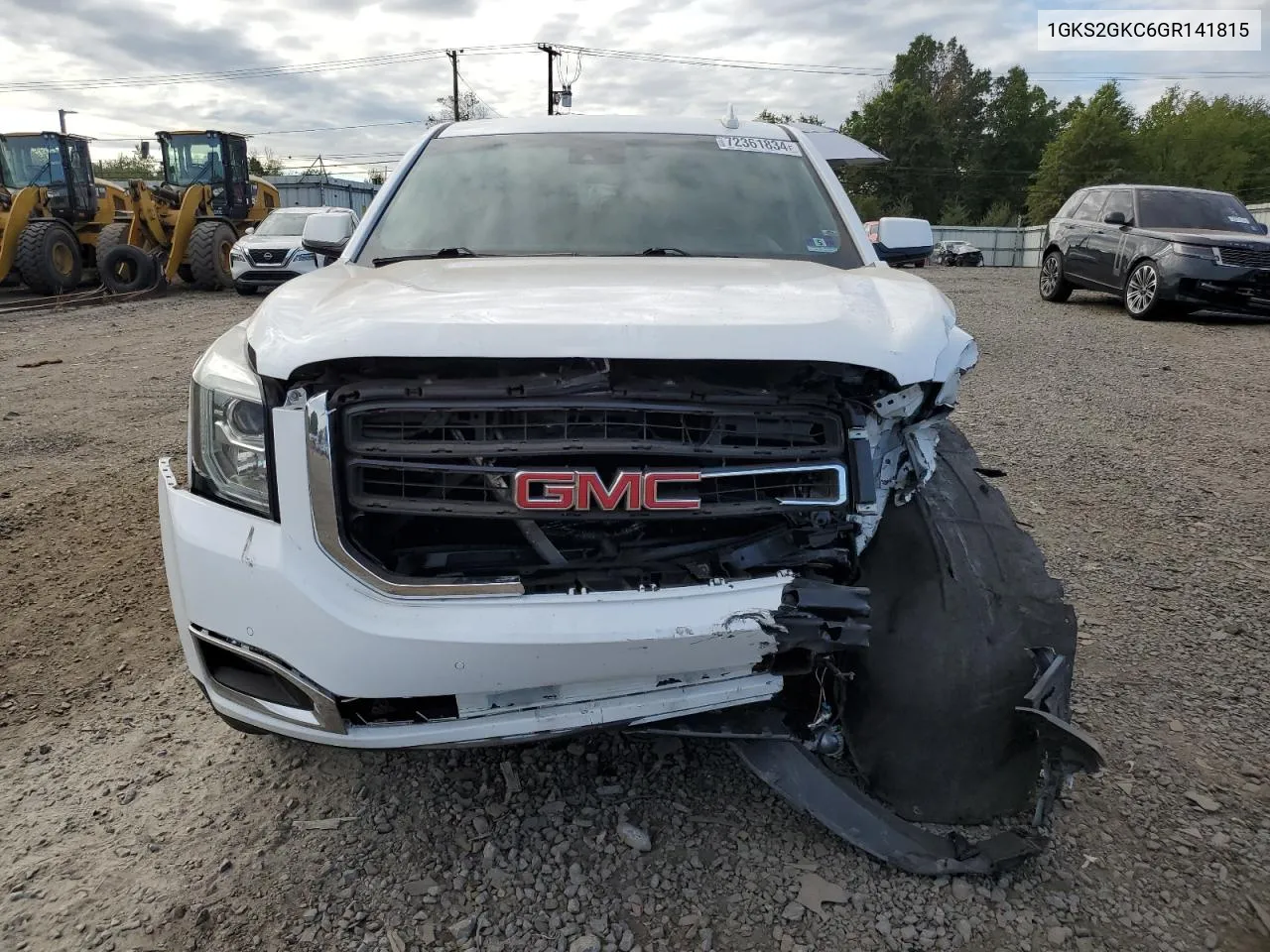 1GKS2GKC6GR141815 2016 GMC Yukon Xl K1500 Slt