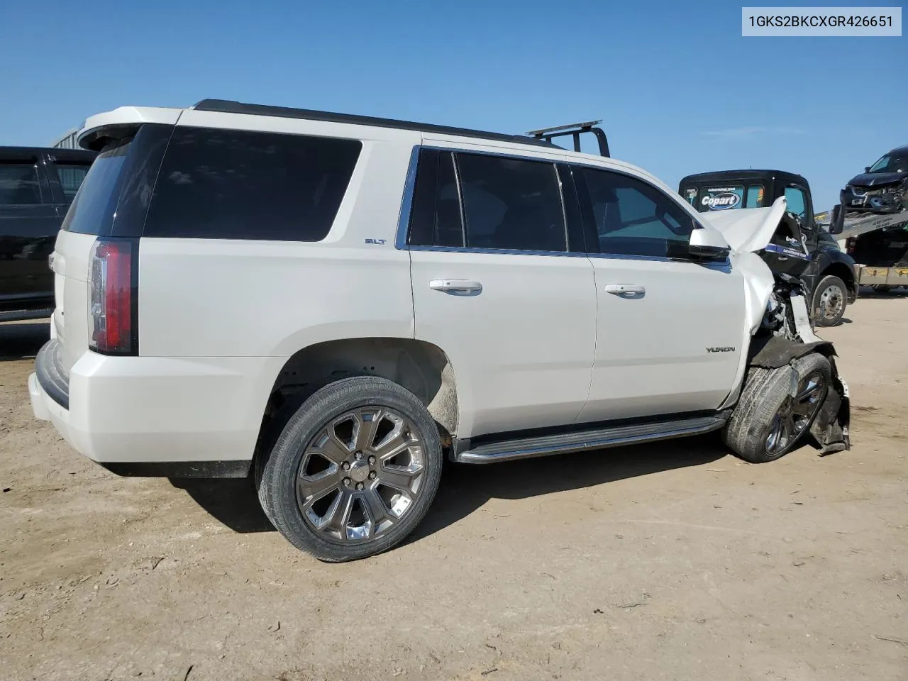 2016 GMC Yukon Slt VIN: 1GKS2BKCXGR426651 Lot: 72442614