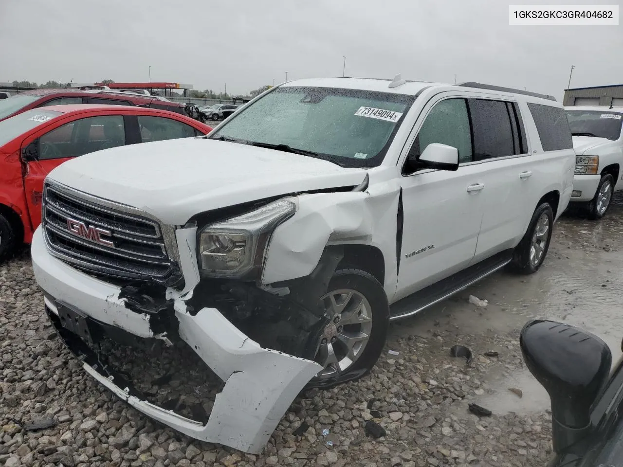 2016 GMC Yukon Xl K1500 Slt VIN: 1GKS2GKC3GR404682 Lot: 73149094