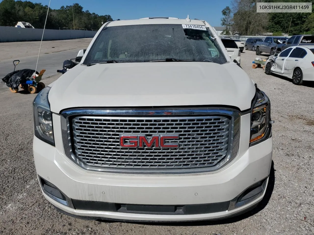 2016 GMC Yukon Xl Denali VIN: 1GKS1HKJ3GR411459 Lot: 73410494