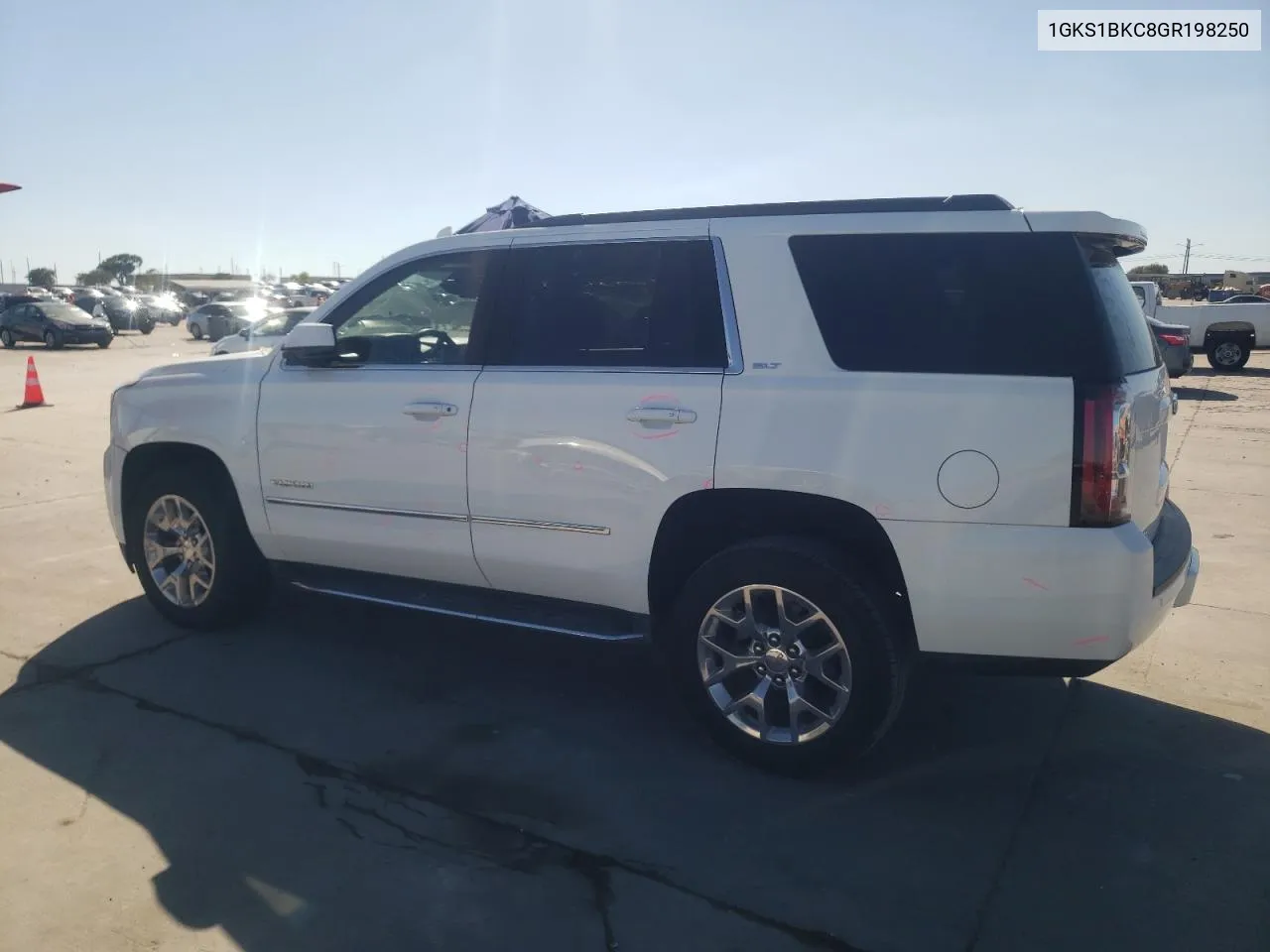 2016 GMC Yukon Slt VIN: 1GKS1BKC8GR198250 Lot: 73517034