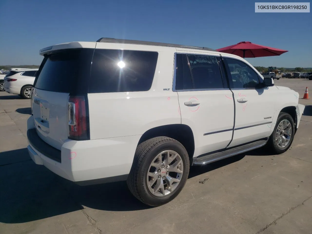 2016 GMC Yukon Slt VIN: 1GKS1BKC8GR198250 Lot: 73517034