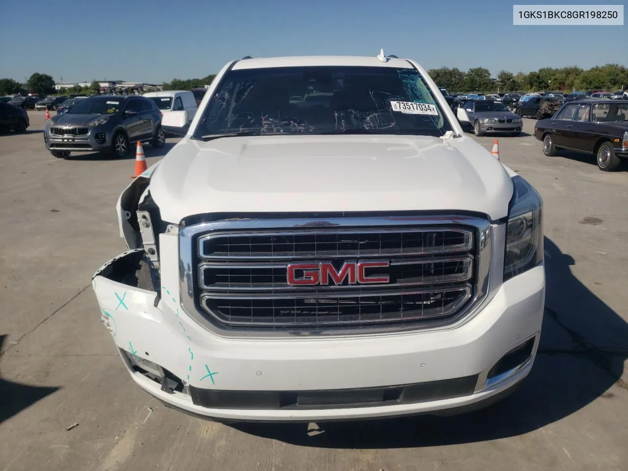 1GKS1BKC8GR198250 2016 GMC Yukon Slt