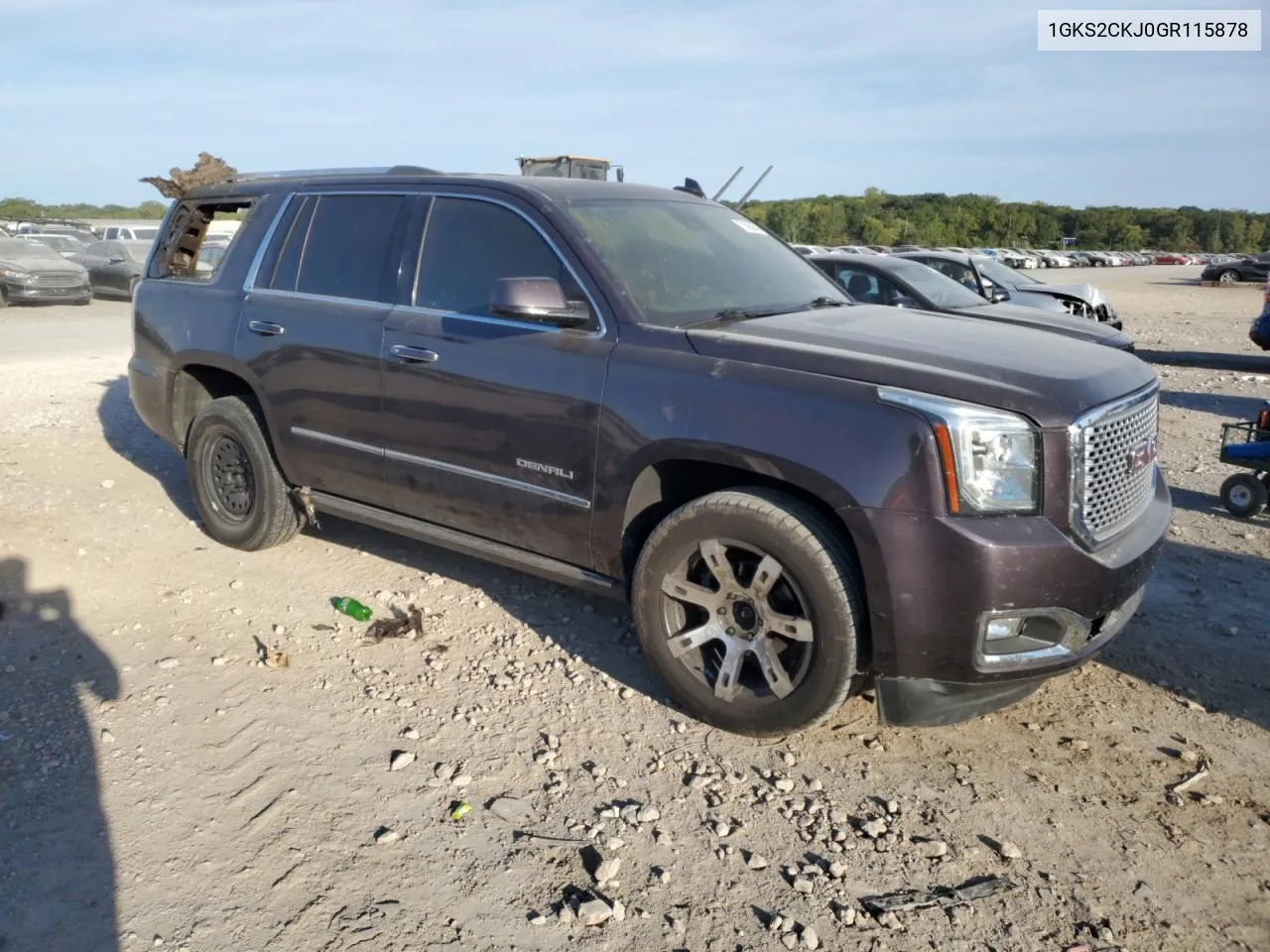 2016 GMC Yukon Denali VIN: 1GKS2CKJ0GR115878 Lot: 73563084