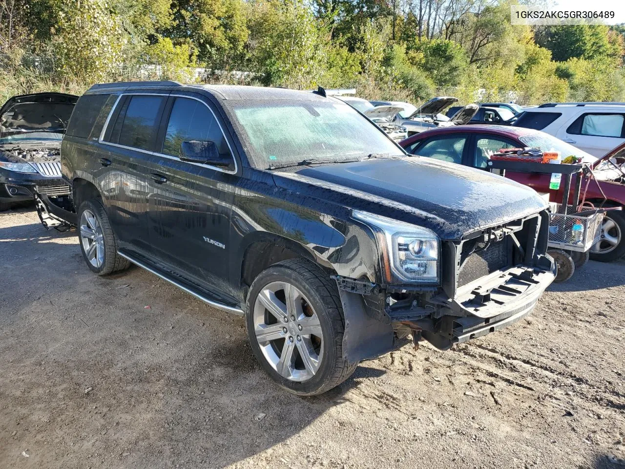 2016 GMC Yukon Sle VIN: 1GKS2AKC5GR306489 Lot: 73749864