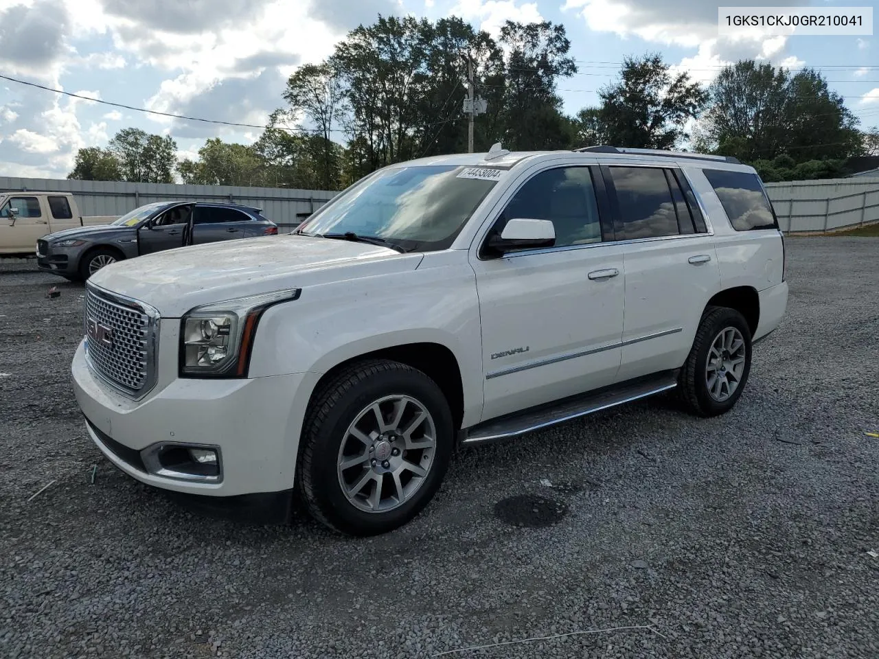 2016 GMC Yukon Denali VIN: 1GKS1CKJ0GR210041 Lot: 74453004