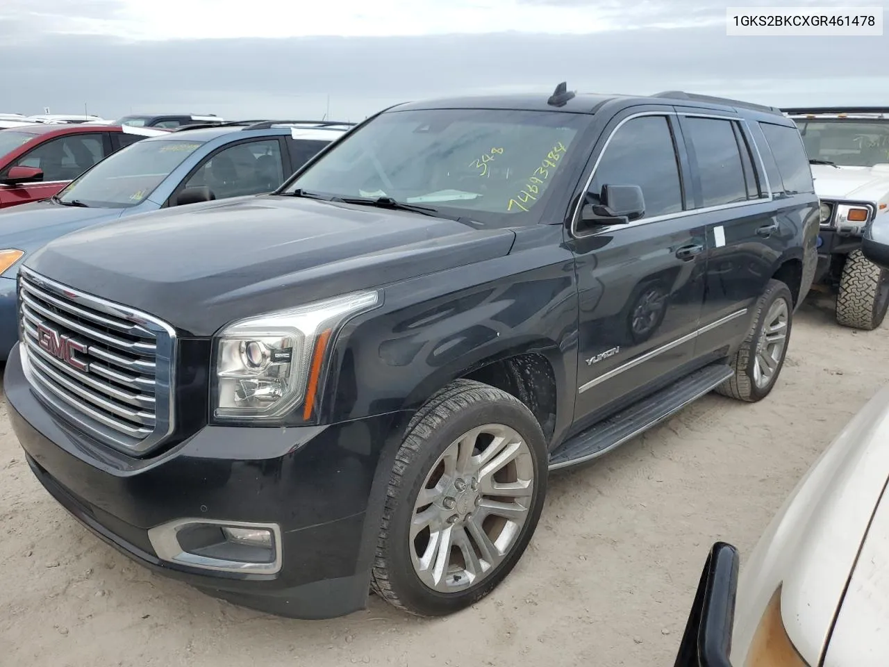 2016 GMC Yukon Slt VIN: 1GKS2BKCXGR461478 Lot: 74693984