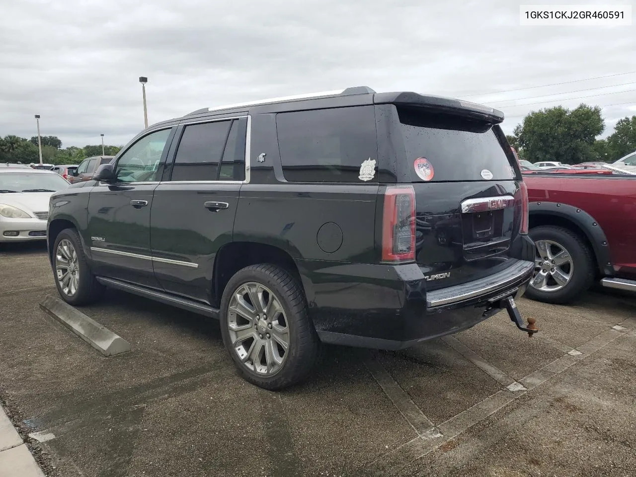 2016 GMC Yukon Denali VIN: 1GKS1CKJ2GR460591 Lot: 74778554