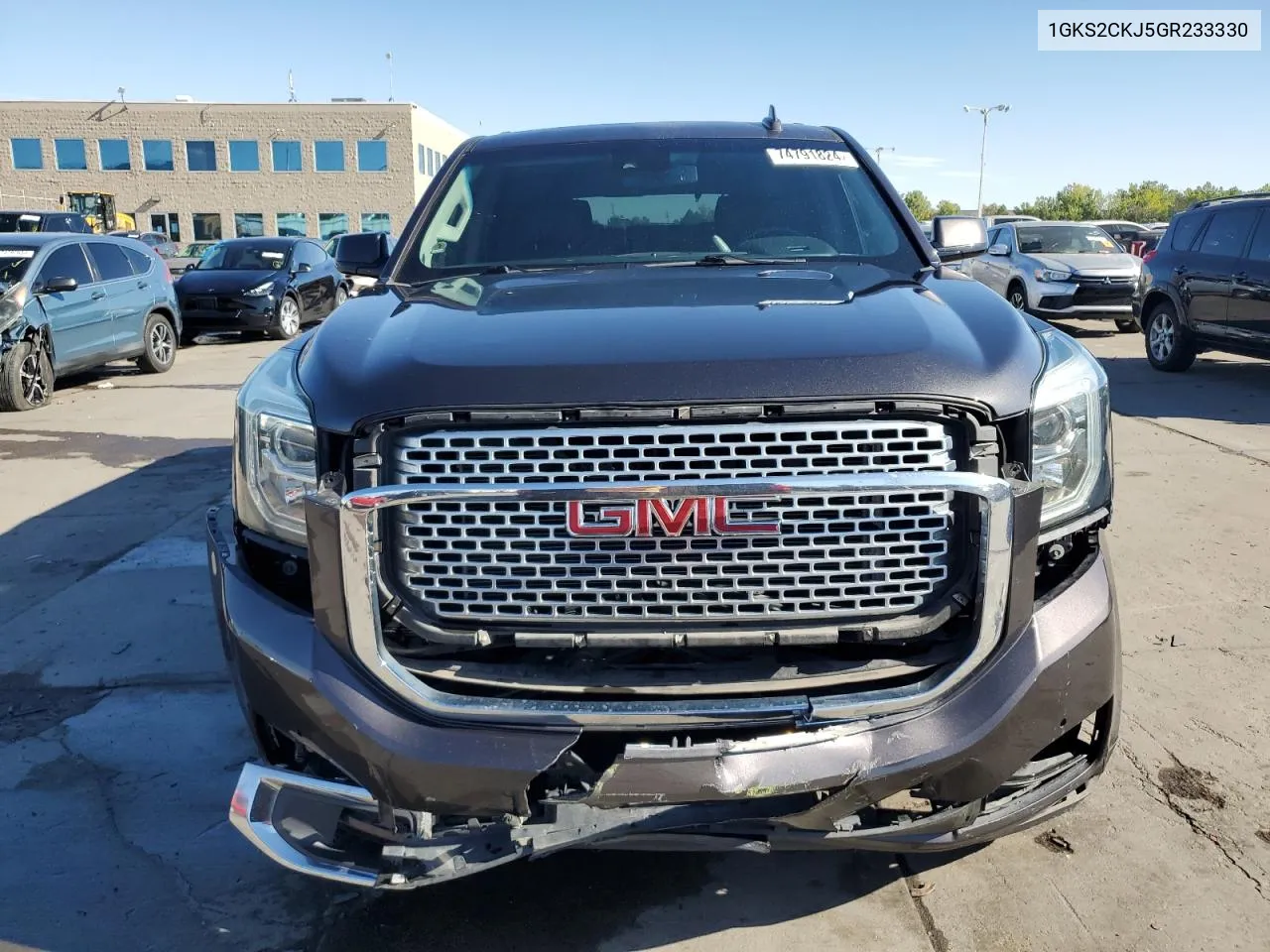 2016 GMC Yukon Denali VIN: 1GKS2CKJ5GR233330 Lot: 74791824