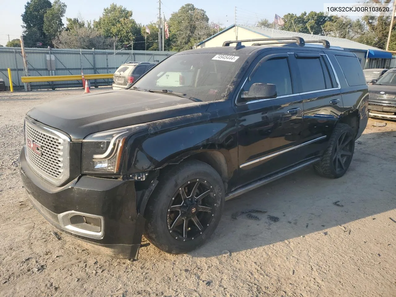 2016 GMC Yukon Denali VIN: 1GKS2CKJ0GR103620 Lot: 74945444