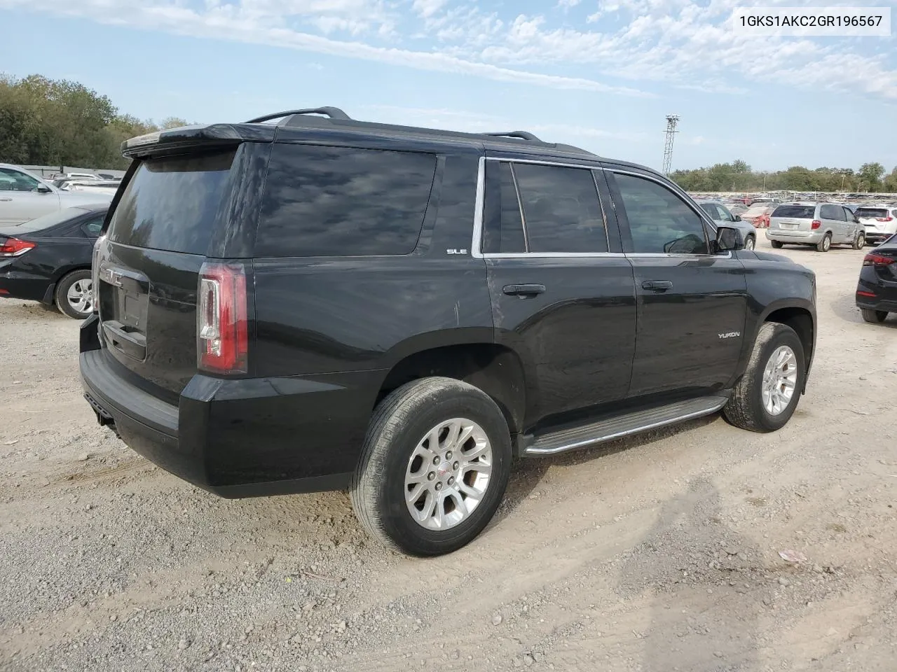 2016 GMC Yukon Sle VIN: 1GKS1AKC2GR196567 Lot: 75043584