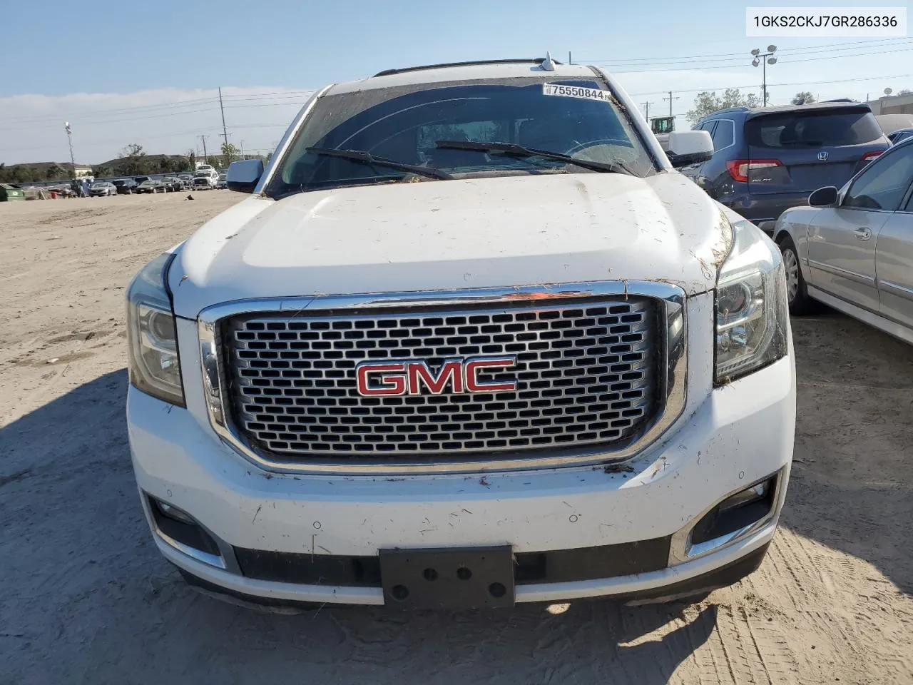 2016 GMC Yukon Denali VIN: 1GKS2CKJ7GR286336 Lot: 75550844