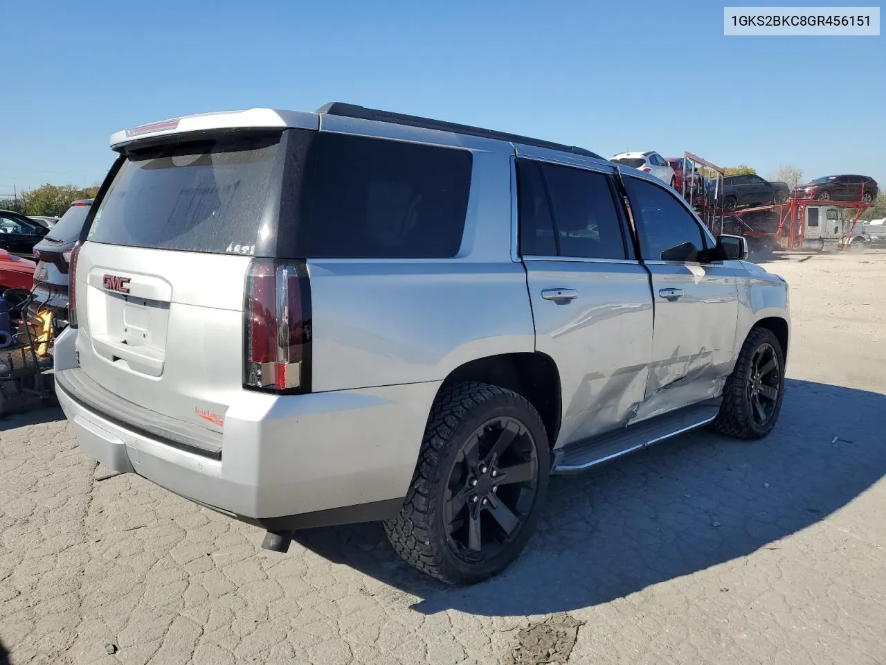 2016 GMC Yukon Slt VIN: 1GKS2BKC8GR456151 Lot: 75613734