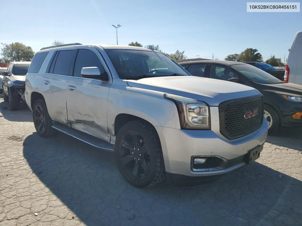 2016 GMC Yukon Slt VIN: 1GKS2BKC8GR456151 Lot: 75613734