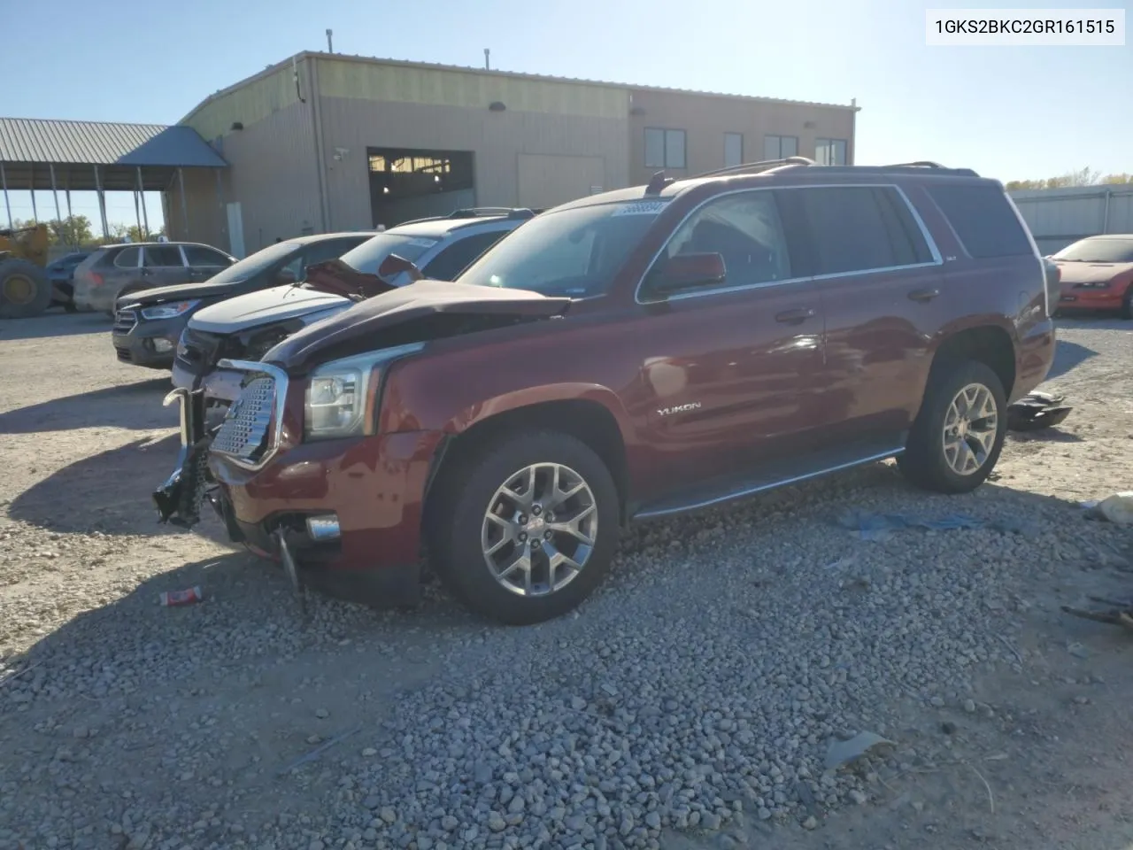 2016 GMC Yukon Slt VIN: 1GKS2BKC2GR161515 Lot: 75668894