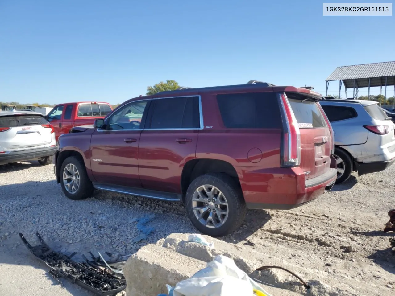 2016 GMC Yukon Slt VIN: 1GKS2BKC2GR161515 Lot: 75668894