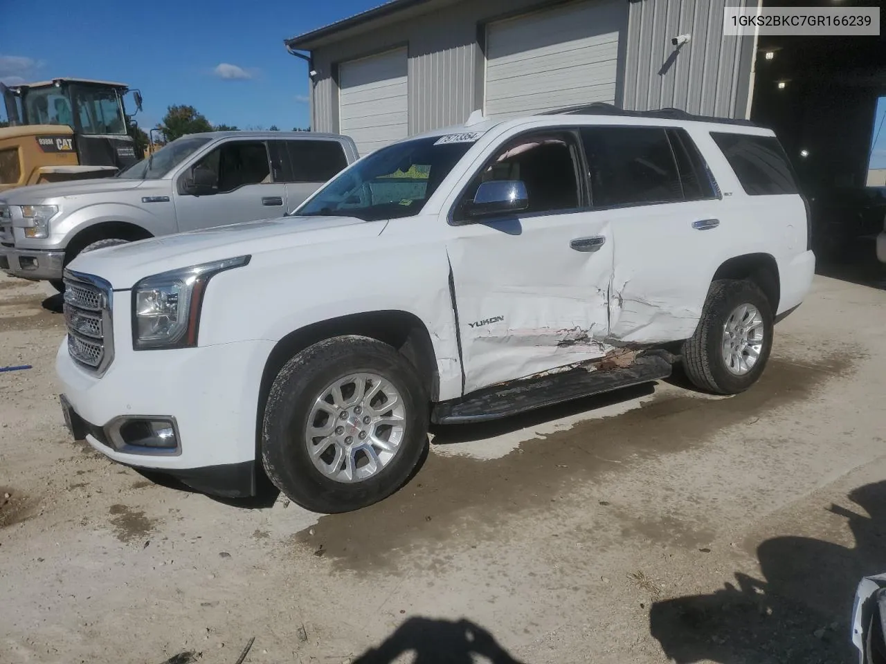 2016 GMC Yukon Slt VIN: 1GKS2BKC7GR166239 Lot: 75713354