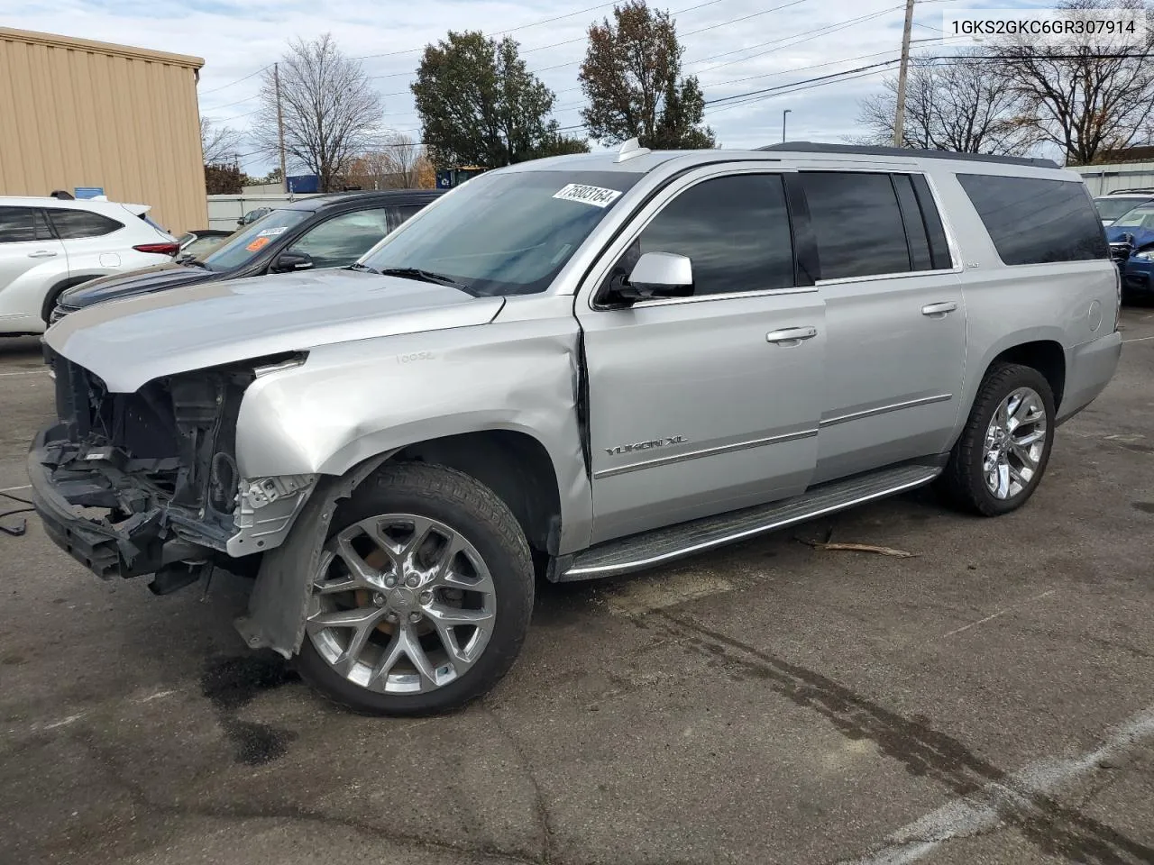 2016 GMC Yukon Xl K1500 Slt VIN: 1GKS2GKC6GR307914 Lot: 75803164