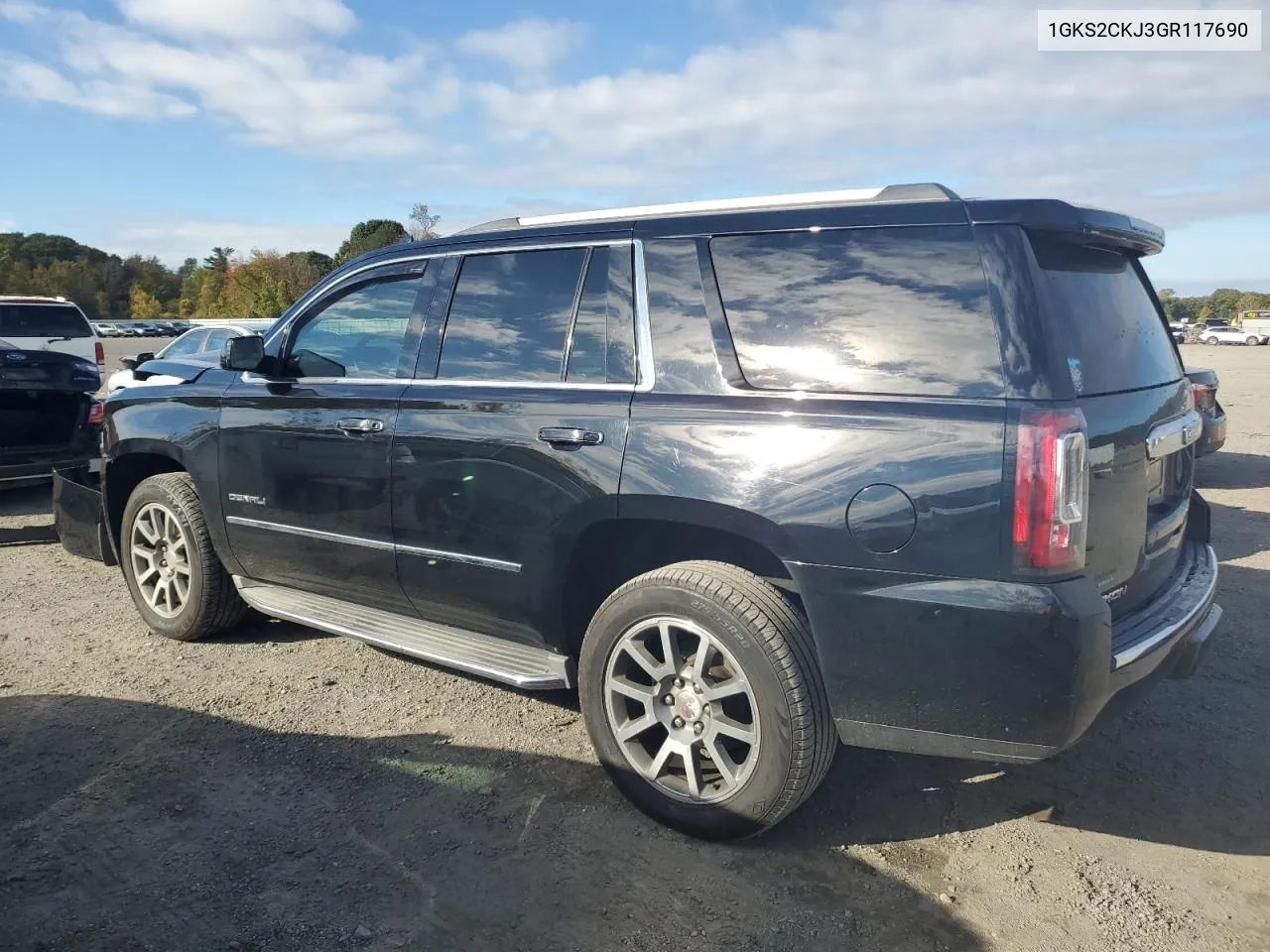 2016 GMC Yukon Denali VIN: 1GKS2CKJ3GR117690 Lot: 76039614