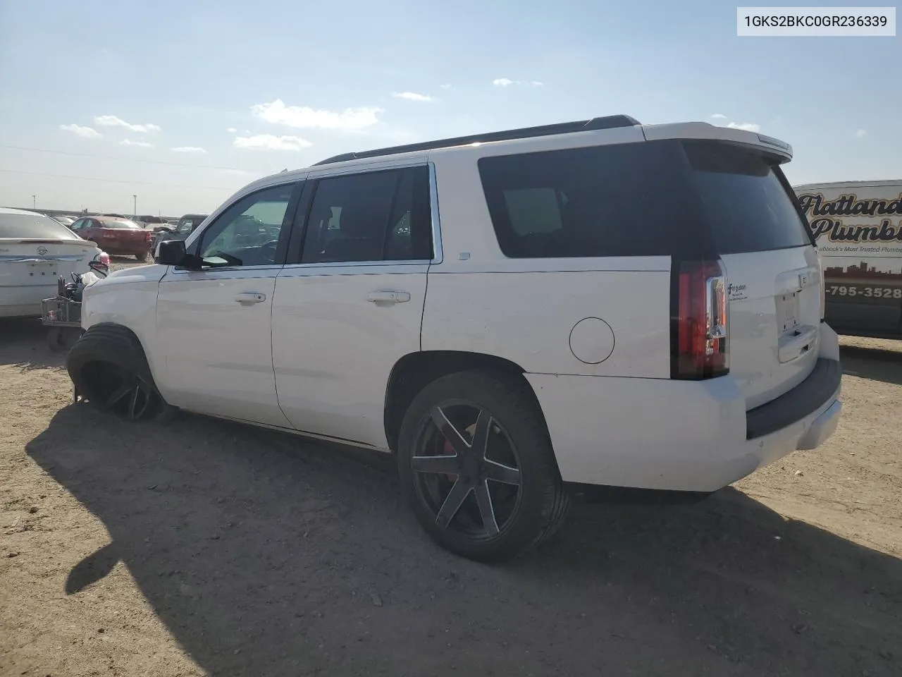 2016 GMC Yukon Slt VIN: 1GKS2BKC0GR236339 Lot: 76482904