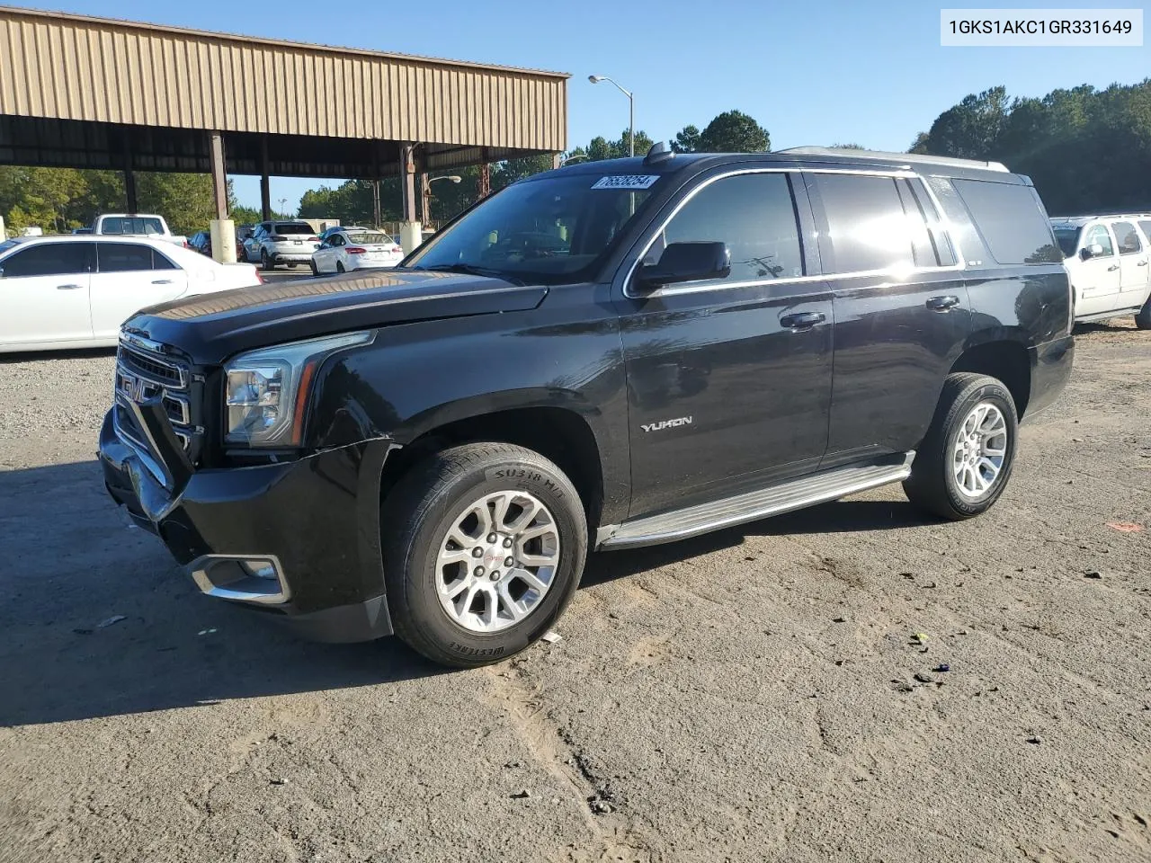 2016 GMC Yukon Sle VIN: 1GKS1AKC1GR331649 Lot: 76528254