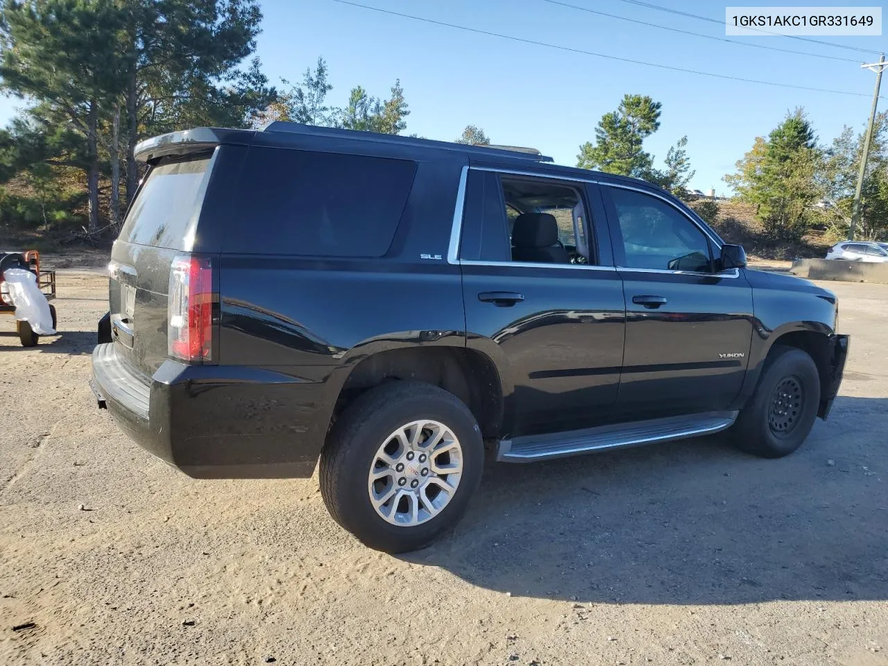 2016 GMC Yukon Sle VIN: 1GKS1AKC1GR331649 Lot: 76528254