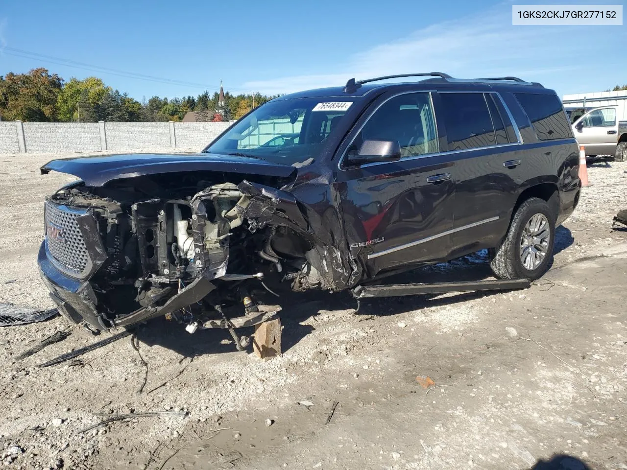 1GKS2CKJ7GR277152 2016 GMC Yukon Denali