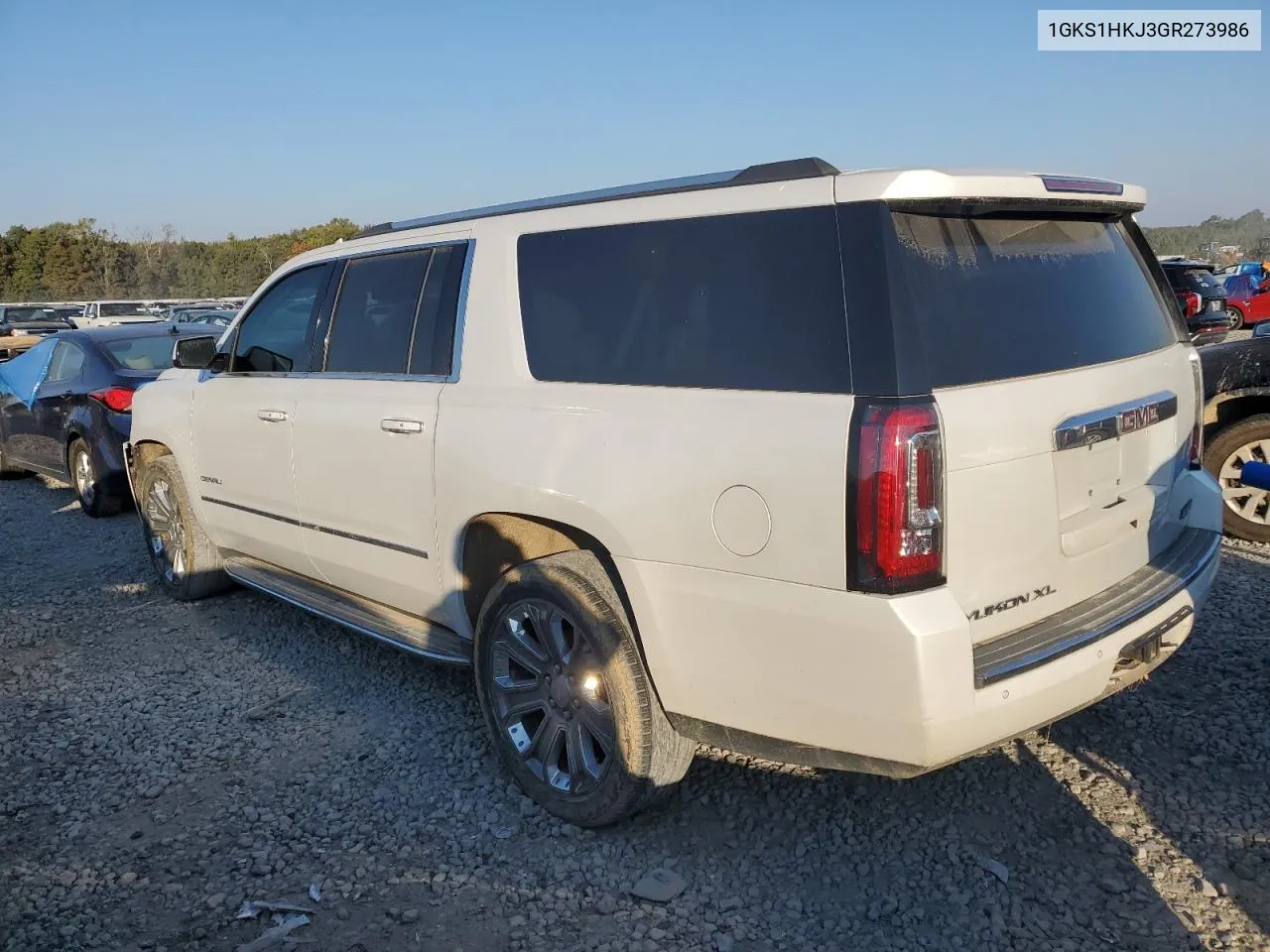 2016 GMC Yukon Xl Denali VIN: 1GKS1HKJ3GR273986 Lot: 76576894