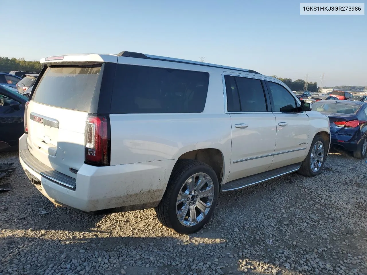 2016 GMC Yukon Xl Denali VIN: 1GKS1HKJ3GR273986 Lot: 76576894