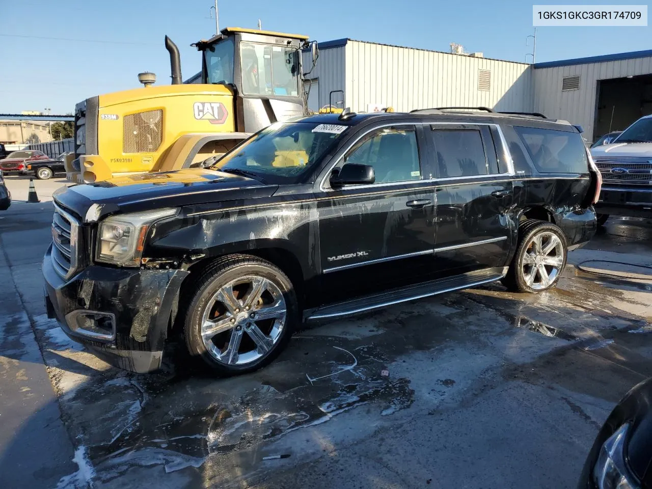 1GKS1GKC3GR174709 2016 GMC Yukon Xl C1500 Slt