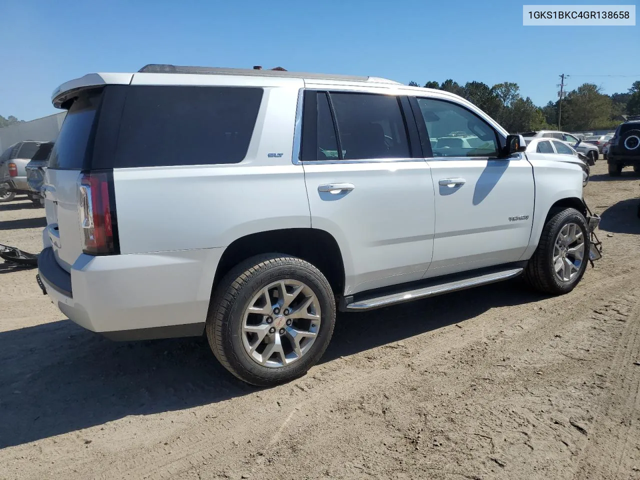 1GKS1BKC4GR138658 2016 GMC Yukon Slt