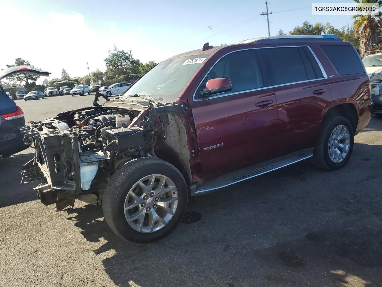 1GKS2AKC8GR367030 2016 GMC Yukon Sle