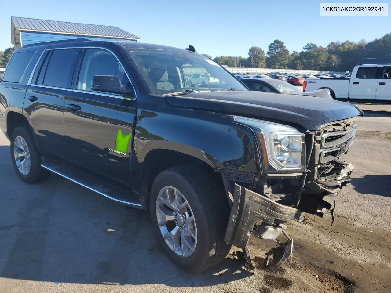 1GKS1AKC2GR192941 2016 GMC Yukon Sle