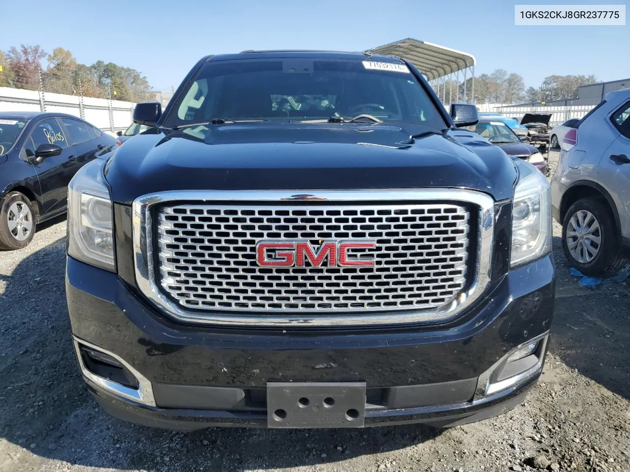 2016 GMC Yukon Denali VIN: 1GKS2CKJ8GR237775 Lot: 77032174