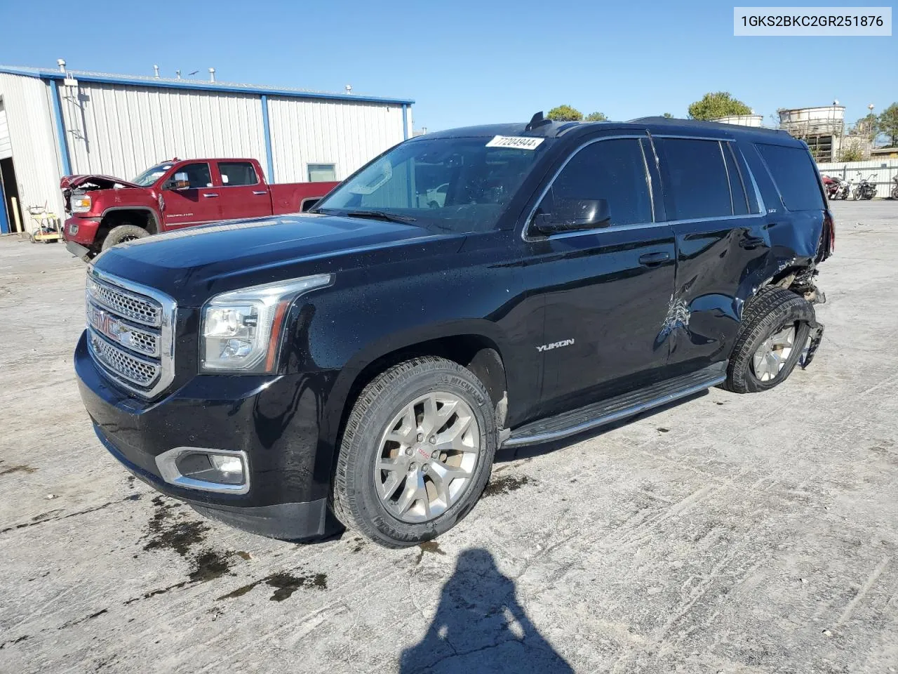 2016 GMC Yukon Slt VIN: 1GKS2BKC2GR251876 Lot: 77204944