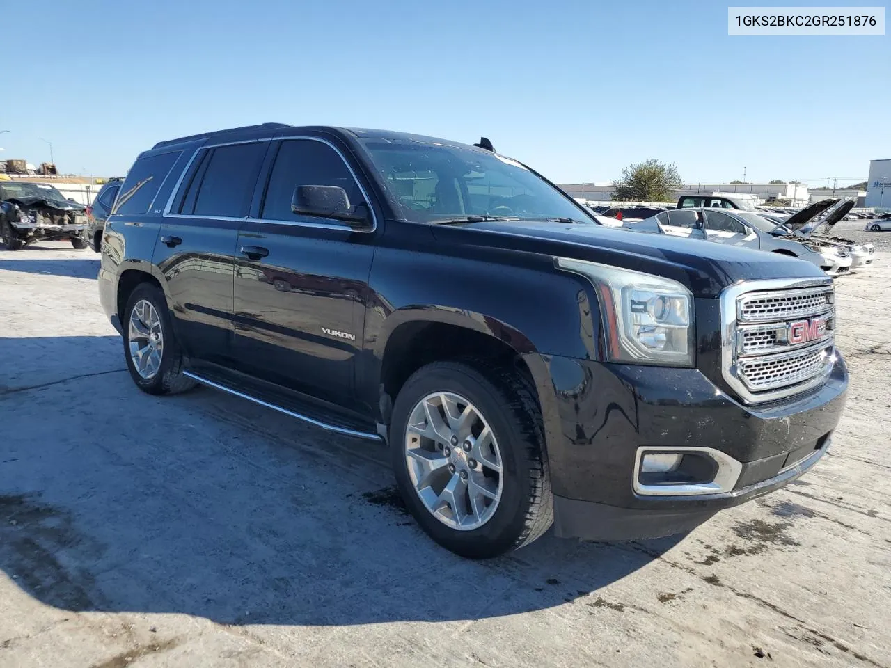 2016 GMC Yukon Slt VIN: 1GKS2BKC2GR251876 Lot: 77204944