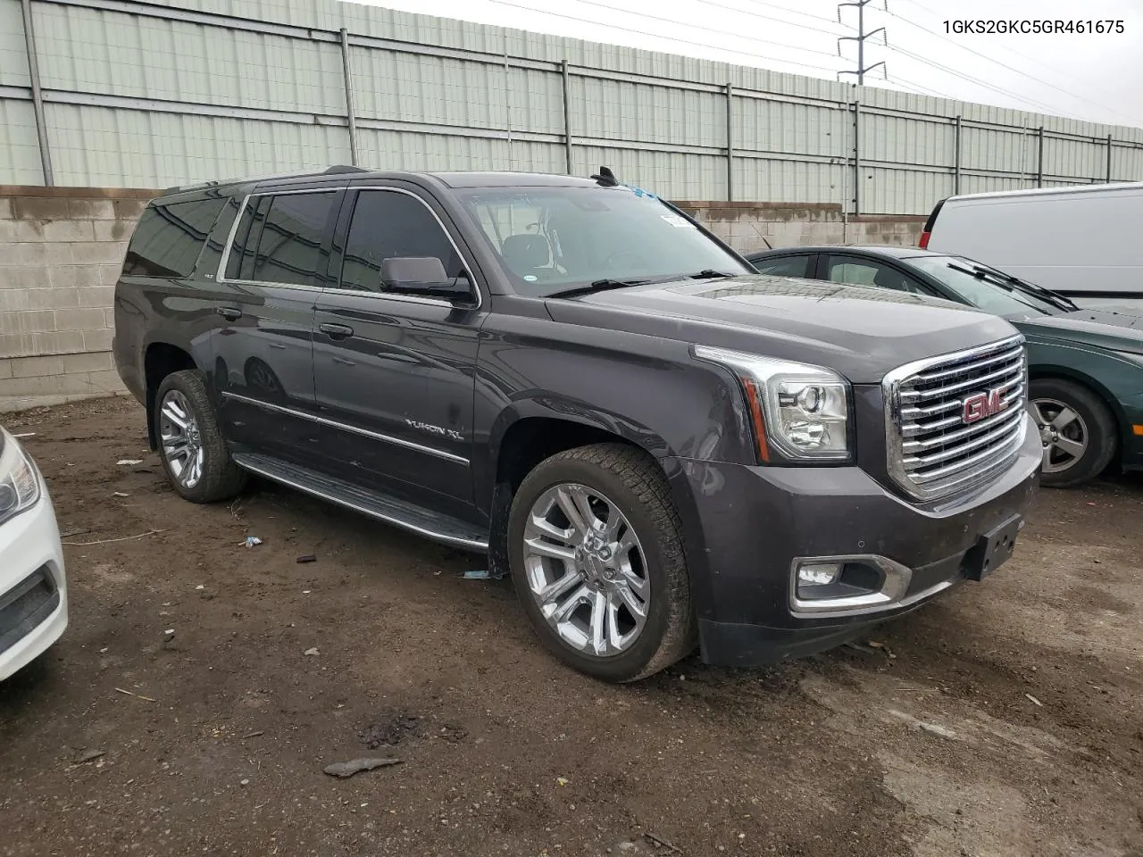 2016 GMC Yukon Xl K1500 Slt VIN: 1GKS2GKC5GR461675 Lot: 77206154