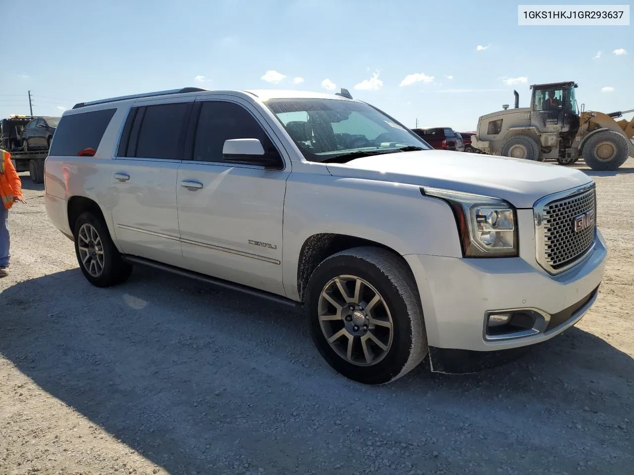 2016 GMC Yukon Xl Denali VIN: 1GKS1HKJ1GR293637 Lot: 77223084