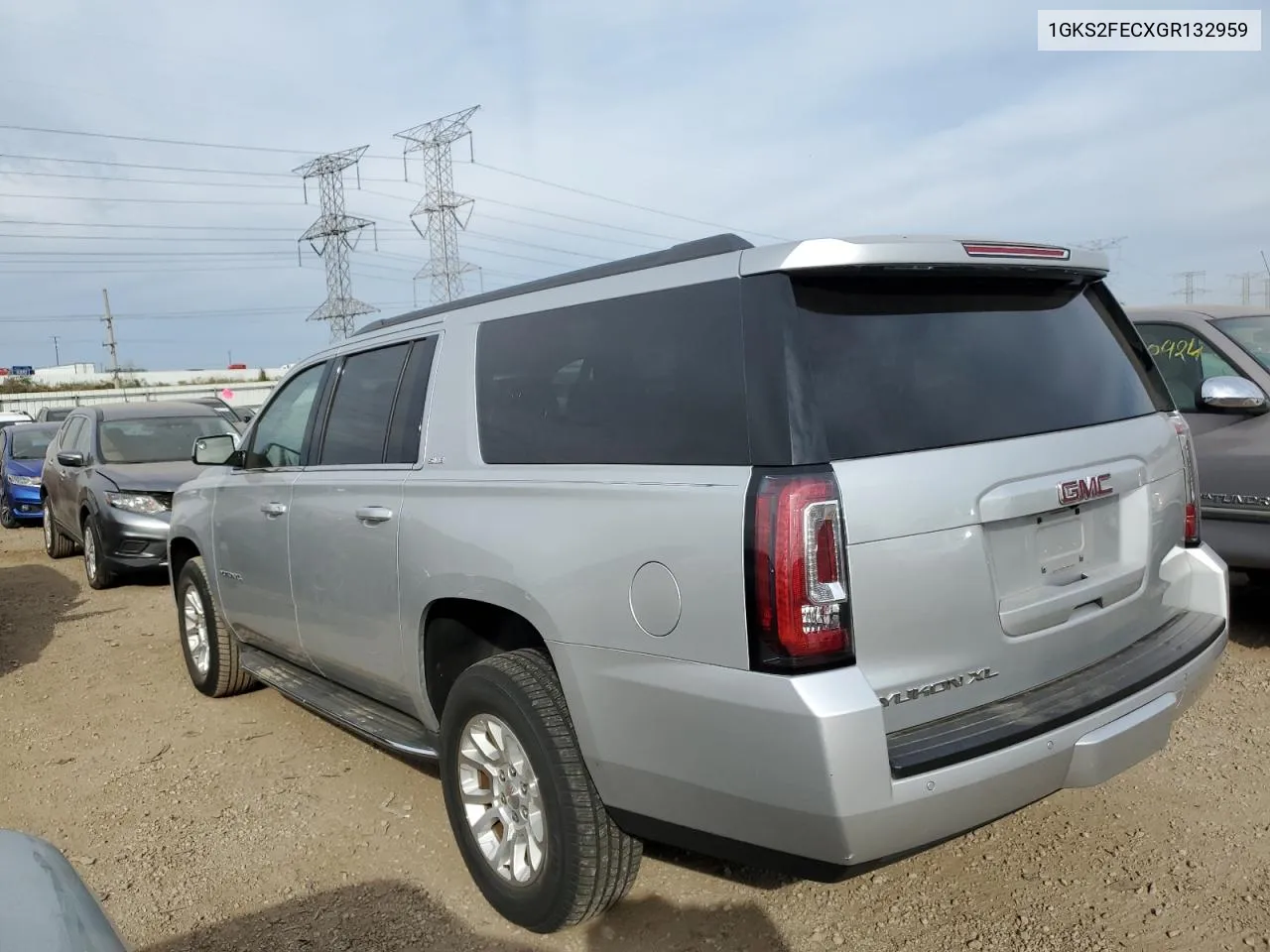 2016 GMC Yukon Xl K1500 Sle VIN: 1GKS2FECXGR132959 Lot: 77355694