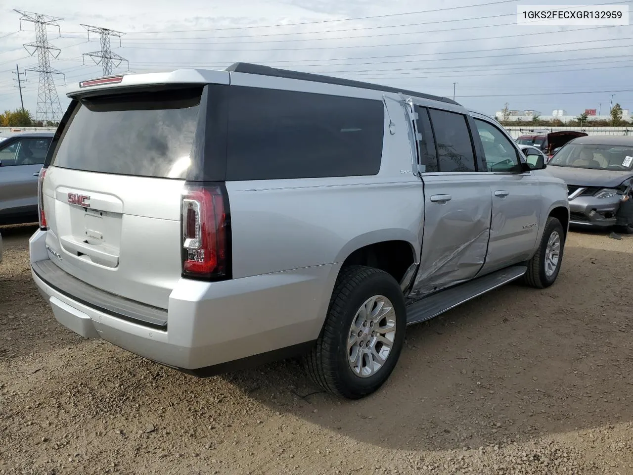 2016 GMC Yukon Xl K1500 Sle VIN: 1GKS2FECXGR132959 Lot: 77355694