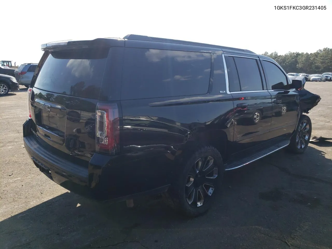 2016 GMC Yukon Xl C1500 Sle VIN: 1GKS1FKC3GR231405 Lot: 78096794