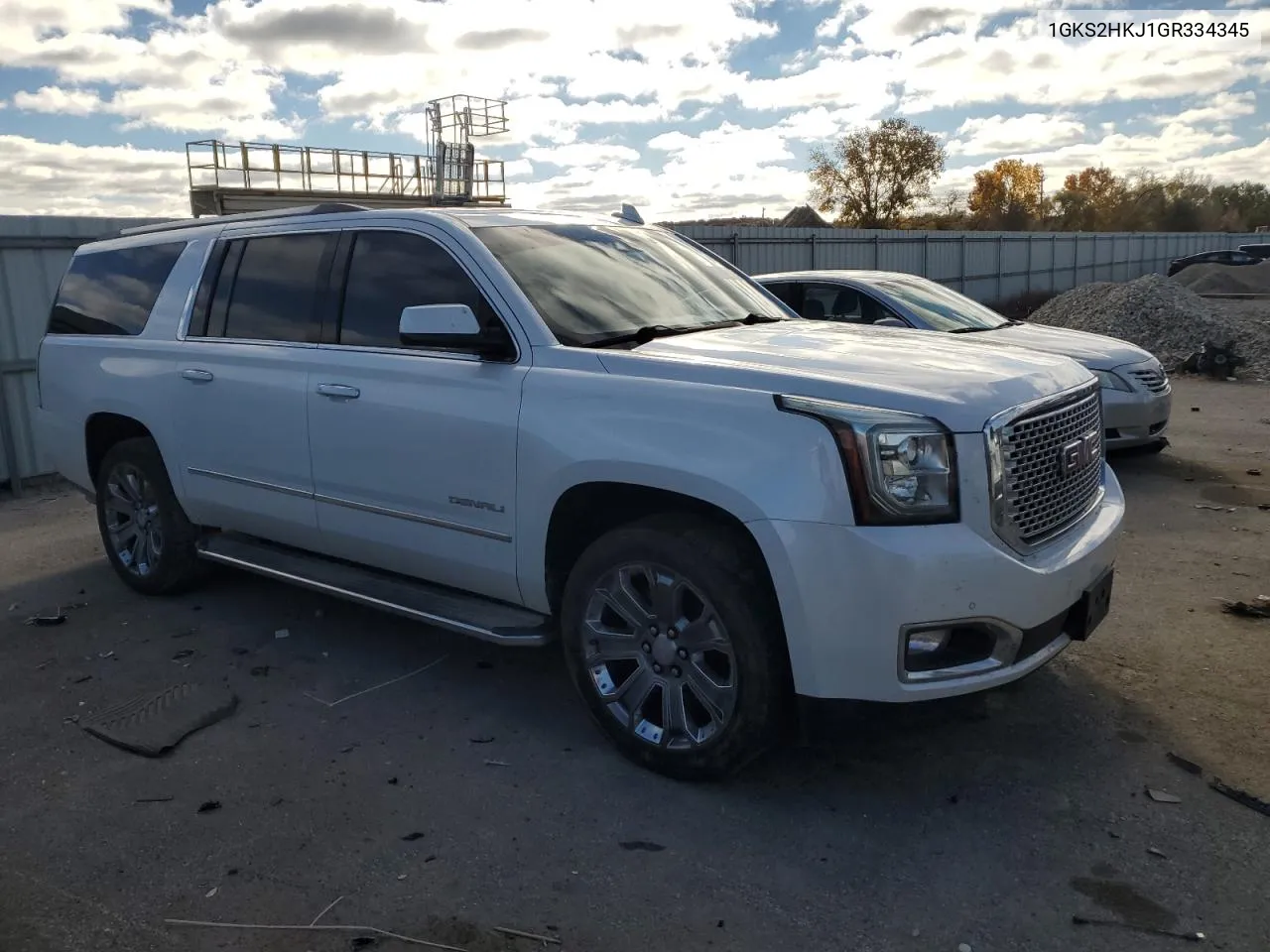 2016 GMC Yukon Xl Denali VIN: 1GKS2HKJ1GR334345 Lot: 78703714