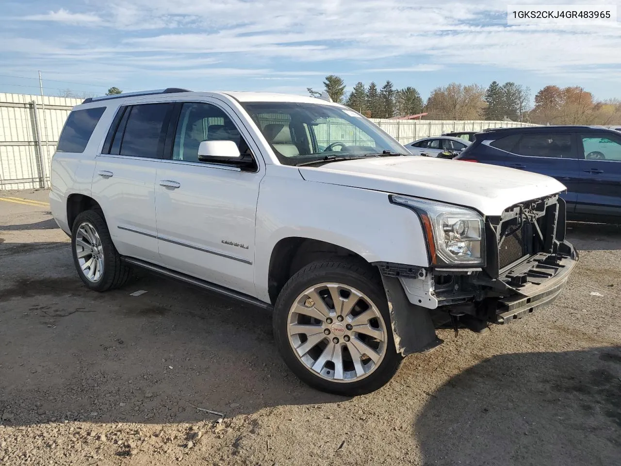 2016 GMC Yukon Denali VIN: 1GKS2CKJ4GR483965 Lot: 78786594