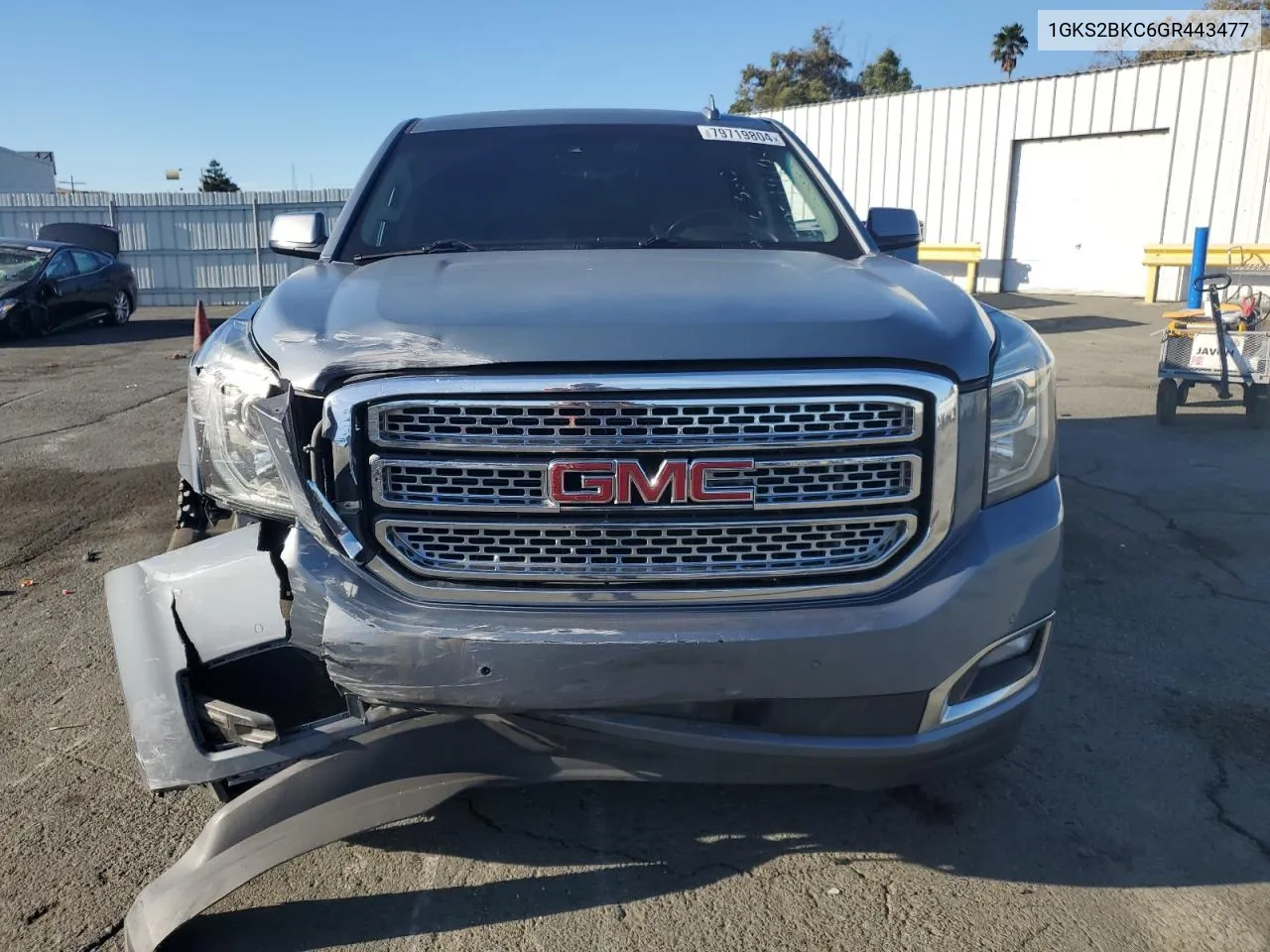 2016 GMC Yukon Slt VIN: 1GKS2BKC6GR443477 Lot: 79719804