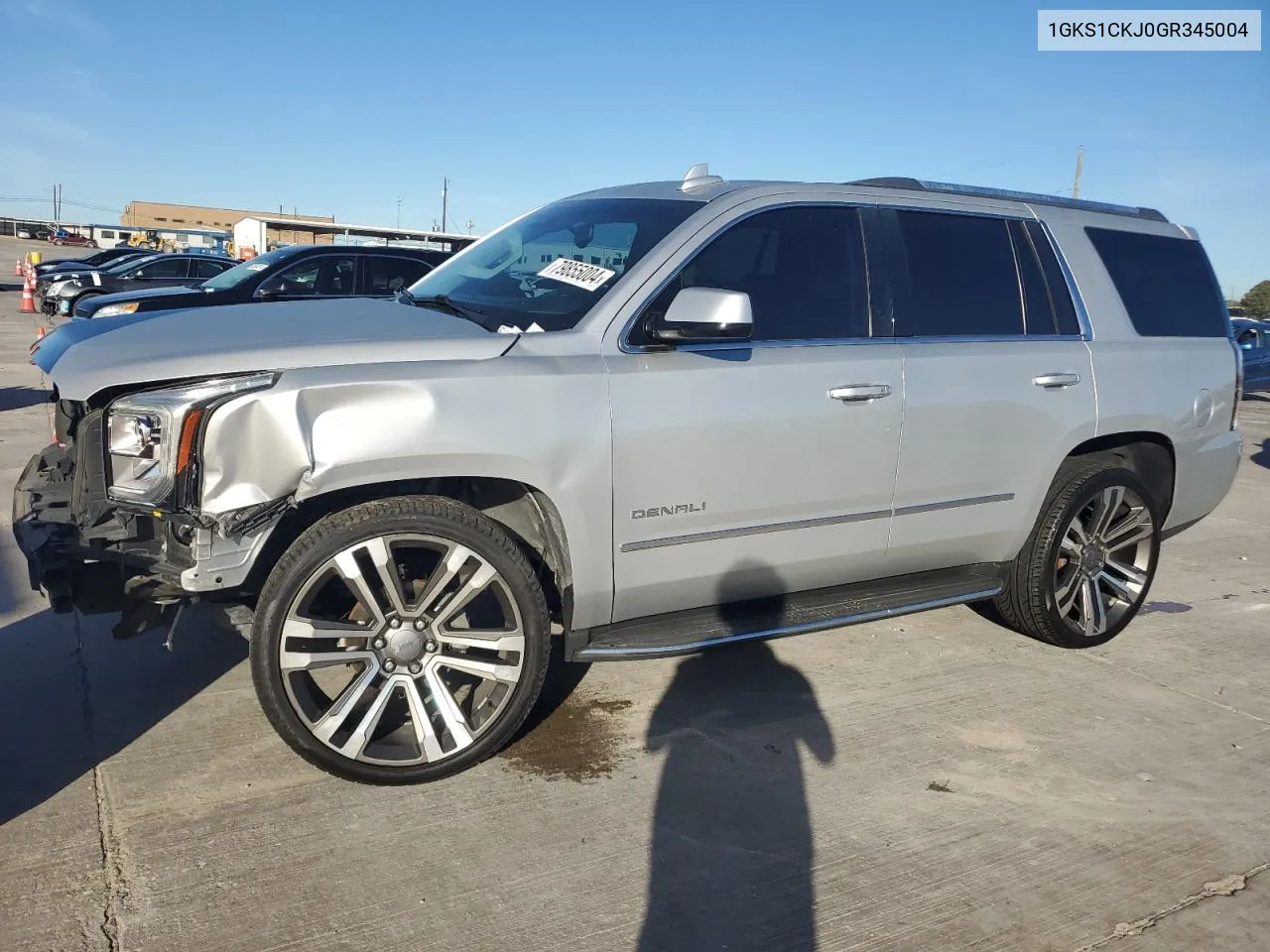 2016 GMC Yukon Denali VIN: 1GKS1CKJ0GR345004 Lot: 79855004