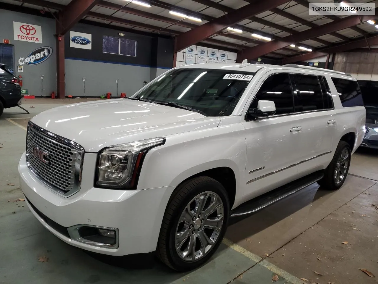 2016 GMC Yukon Xl Denali VIN: 1GKS2HKJ9GR249592 Lot: 80440794