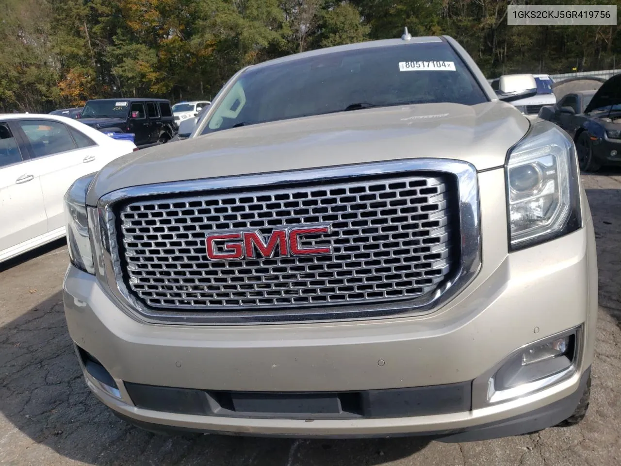 2016 GMC Yukon Denali VIN: 1GKS2CKJ5GR419756 Lot: 80517104